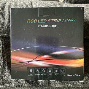 LED Light Strip Kit RGB led Strip Waterproof 5050 RGB 16 Ft 300 LEDs
